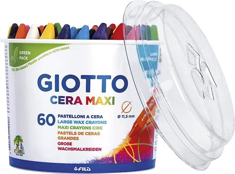 Giotto 519200 Barattolo Pastelli Formato Gigante Per Pastelli A Cera