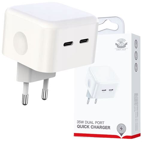 SZYBKA ŁADOWARKA SIECIOWA 35W 2X USB C POWER DELIVER 3 0 Sklep