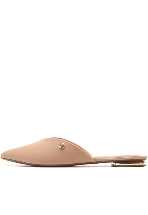 Mule Vizzano Liso Nude Compre Agora Dafiti Brasil