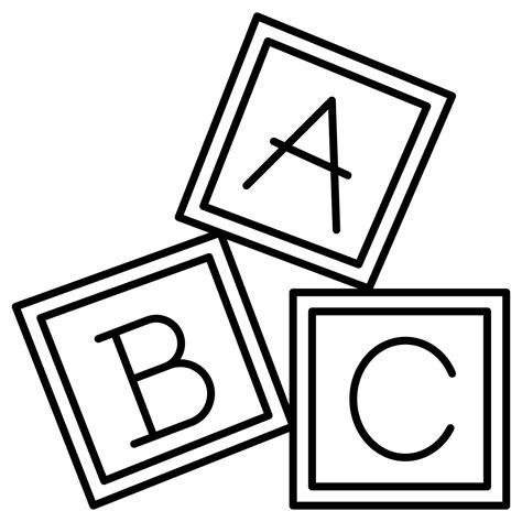 ABC block Which Can Easily Modify Or Edit 13439021 Vector Art at Vecteezy