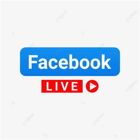 รปFacebook สตรมสดพรอมไอคอนสมารทเพลย เวกเตอร PNG Facebook Live