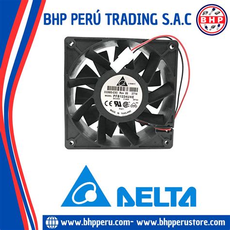 Pfb Uhe Delta Electronics Ventilador Axial Vdc A X Mm