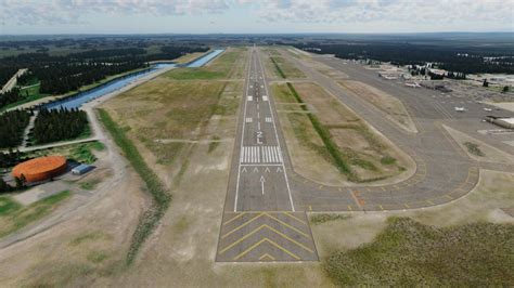 Scenery Review Paen Kenai Municipal Airport Alaska By Northern Sky