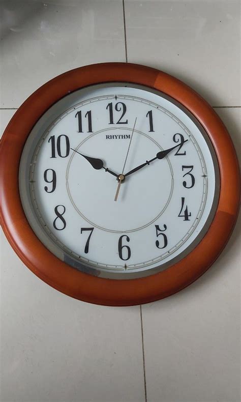 Rhythm Wall Clock Furniture And Home Living Home Decor Clocks On Carousell