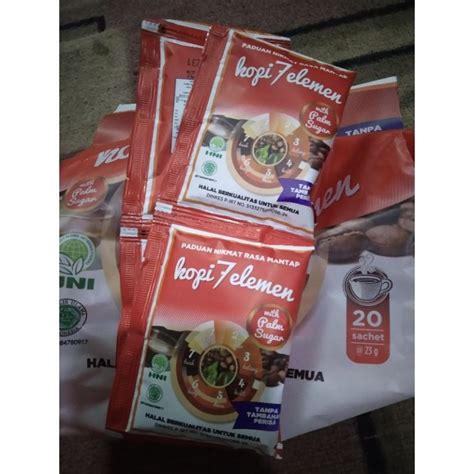 Jual Kopi Elemen Sevel Sachet Renceng Hrga Untuk Sachet Shopee