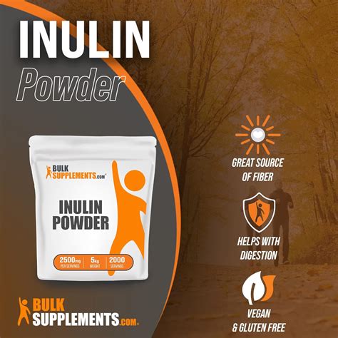 Inulina Pura En Polvo Bulksupplements FOS 1 Yaxa Colombia