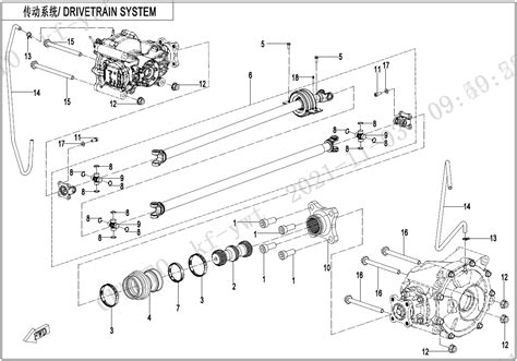 Diagram 2022 CFMoto UFORCE 1000 XL CF1000UZ 2 DRIVETRAIN SYSTEM F30