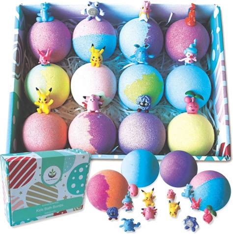 12 Xl Bath Bombs For Kids With Surprise Toys Inside Party Favors For