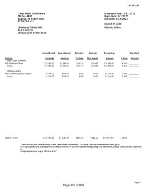 Fillable Online Statements Remittance Forms Fax Email Print Pdffiller