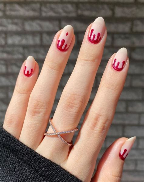 25 Spooky Blood Drip Nails To Haunt Your Halloween