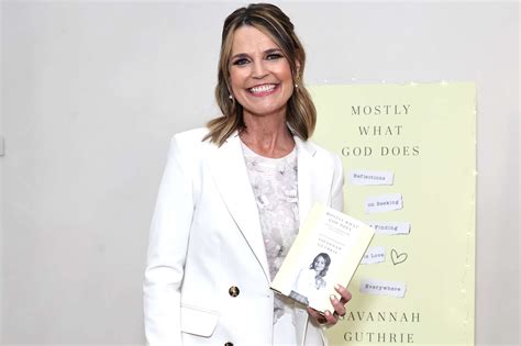 Savannah Guthrie’s New Book, 'Mostly What God Does,' Targeted in Online ...