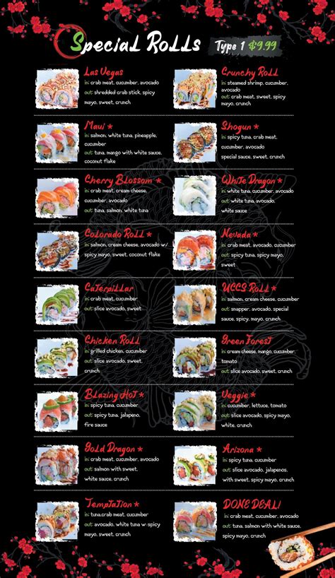 Menus Awi Sushi