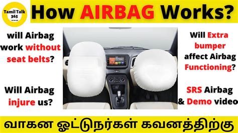 How Airbag Works🚙 I Srs Airbag I Will Airbag Work Without Seat Belts I Airbag And Seat Belt I