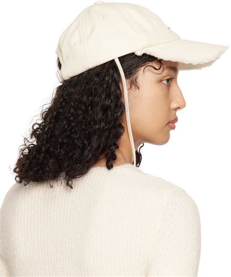 Jacquemus Off White Le Chouchou La Casquette Artichaut Cap Jacquemus