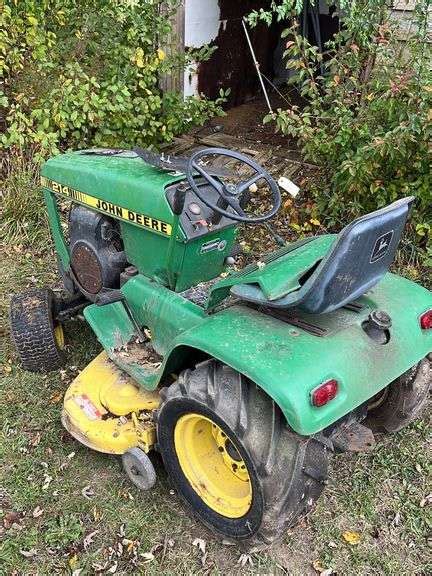 John Deere 214 Riding Mower Baer Auctioneers Realty Llc