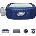 Amazon Coleman SaluSpa Atlantis AirJet 4 To 6 Person Inflatable Hot Tub Square Portable