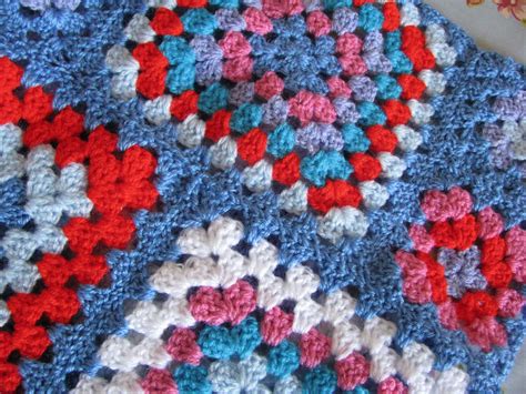 Shortbread And Ginger Bright Crochet Granny Squares