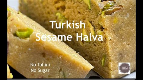 Turkish Sesame Halva Sesame Pistachio Halva No Tahini No Sugar