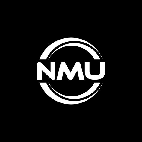 nmu logo diseño, inspiración para un único identidad. moderno elegancia y creativo diseño ...