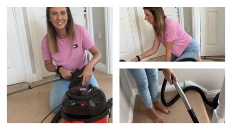 Vacuuming With Henry Vacuuming The Stairs And Carpet Edges Crevice