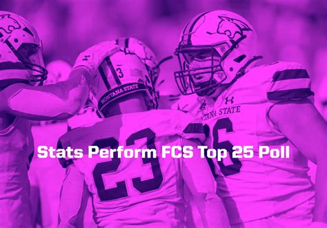 Stats Perform Fcs Top 25 Poll Jackrabbits Hold No 1 Opta Analyst