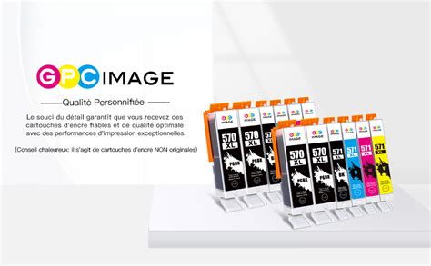 Gpc Image Xl Cartouche D Encre Compatibles Pour Canon Pour