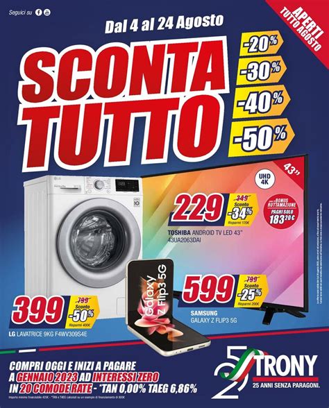 Trony Volantino Attuale 04 08 24 08 2022