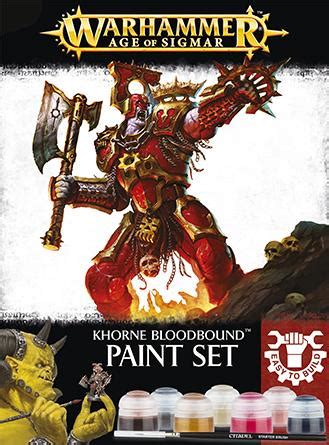 Khorne Bloodbound Paint Set Essentials Element Games