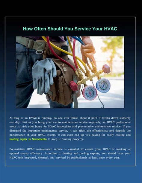 Ppt When Should Your Hvac System Be Serviced Powerpoint Presentation