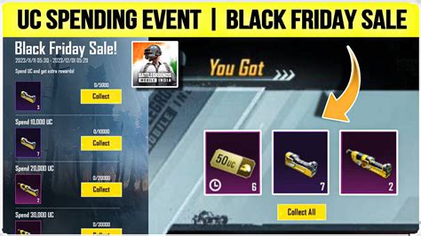 Bgmi Uc Spending Black Friday Event Get Free Mini Material