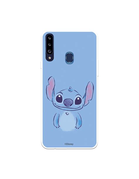 Funda Para Samsung Galaxy A S Oficial De Disney Stitch Azul Lilo