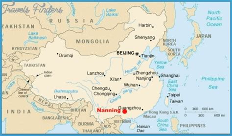 Nanning Subway Map - TravelsFinders.Com