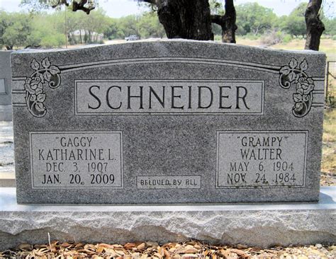 Katharine Lucille Katie Walther Schneider 1907 2009 Homenaje De