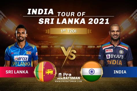 SL Vs IND Dream11 Prediction With Stats Pitch Report Player Record