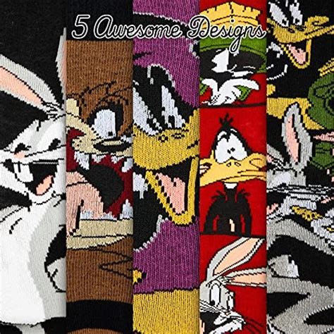 Looney Tunes Calcetines Hombre Divertidos Pack De Calcetines Altos