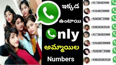 Free Single Ladies Whatsapp Numbers