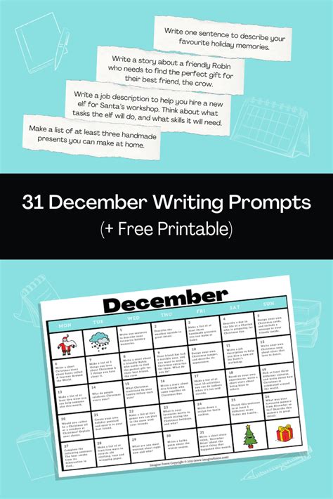 31 December Writing Prompts To Cover You This Holiday Season From