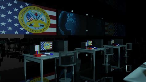 Military Control Room 3D model | CGTrader