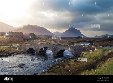 Isle Of Skye Scotland Iconic Bridge Stock Photo Alamy