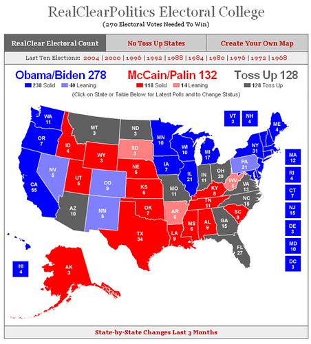 1984 Electoral College Map