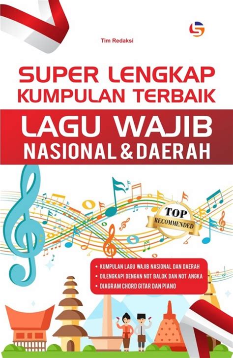 Jual Buku Super Lengkap Kumpulan Terbaik Lagu Wajib Nasional Daerah