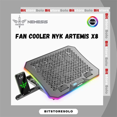 Jual Cooling Pad Fan Cooler Gaming Nyk Nemesis X Artemis Rgb Shopee