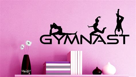 Gymnast Wall Decal Vinyl Sticker Home Decor Gymnastic Kwds