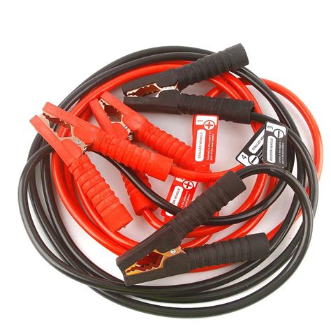 Jumper Cables Heavy Duty 4 Gauge 900 Amp Copper Jaw 4awg X 20ft Booster