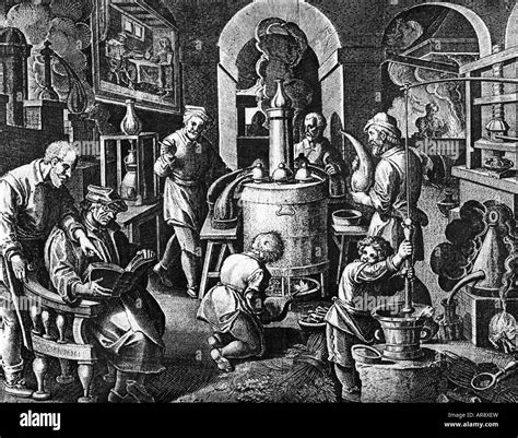 Alchemy Distillation Room With Distillation Device Copper Stock