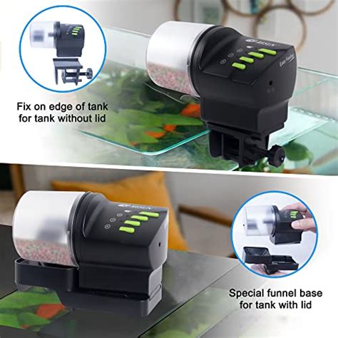 Automatic Fish Feeder For Precise Aquarium Feeding Ideal For Small