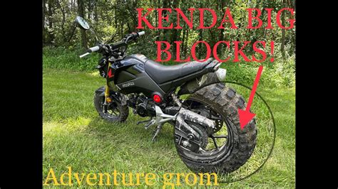 KENDA BIG BLOCKS ON A GROM ADVENTURE RIDE YouTube