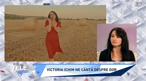 Cântăreaţa Victoria Ichim a venit la Telemagazin cu cea mai nouă piesă