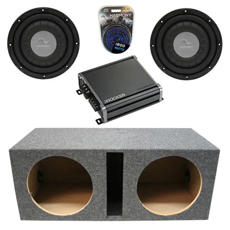 Harmony Audio HA F104 10 700W Subwoofers 2 Bundle With Vented Sub