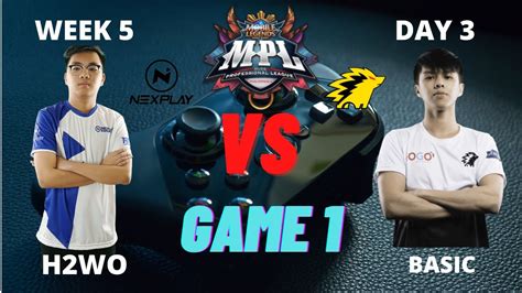 NXP SOLID VS ONIC PH Game 1 MPL PH Season 6 Regular Season Week 5